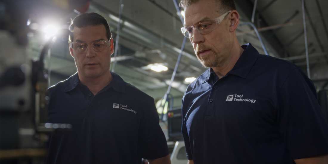 Photo of Gregg and Brian Noel of Tool Technology, Inc.