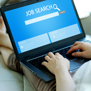 Image of woman applying for a job