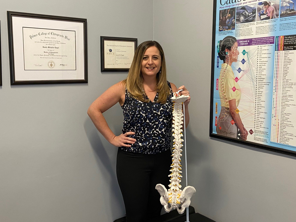 Photo of Dr. Jamie Engel, Owner of Small Business Aligned for Life Chiropractic