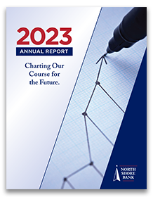 2023 Annual Report Cover - North Shore Bank
