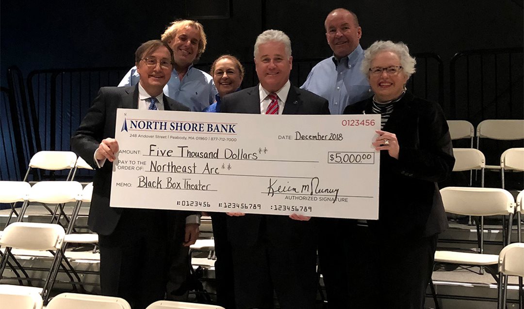 NSB Makes a $5,000 Donation to Northeast Arc's Black Box Theater