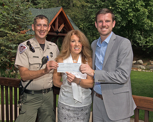 North Shore Bank recently visited Breakheart Reservation in Saugus to present a check to The Friends of Breakheart in support of their 2017 Fall Festival.