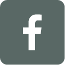 A gray Facebook logo.