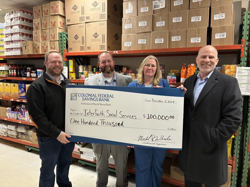 A donation made to Interface Social Services  through our charitable giving program, The Giving Tree.