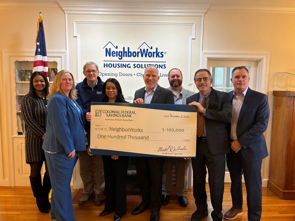 A donation to NeighborWorks  through our charitable giving program, The Giving Tree.