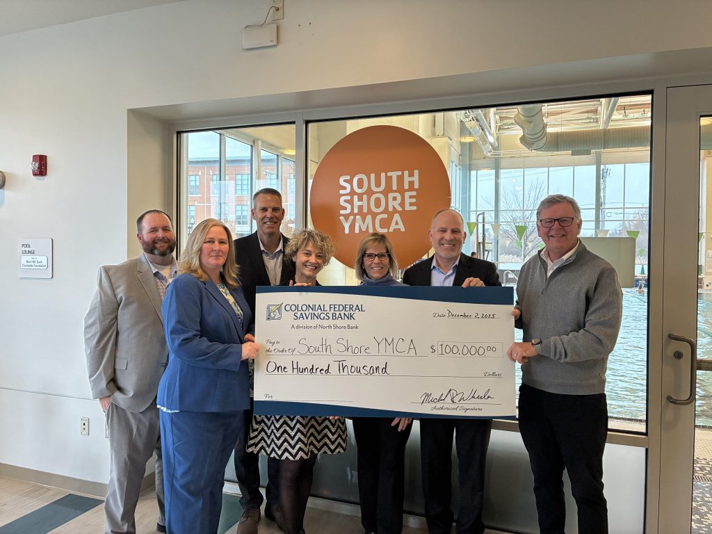 A donation to South Shore YMCA through our charitable giving program, The Giving Tree.