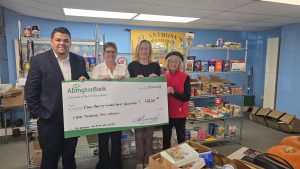 Food-Pantry-Foundation-of-Stoughton through our charitable giving program, The Giving Tree.