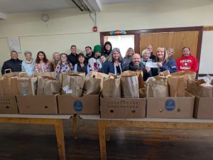 Saugus United Food Pantry donation through our charitable giving program, The Giving Tree.
