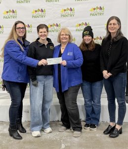 Salem Pantry donation through our charitable giving program, The Giving Tree.